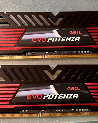RAM 8GB(2x4) Geil Evo Potenza DDR3 1866Mh