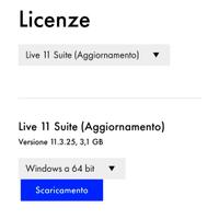 Licenza ableton live 11 suite upgrade