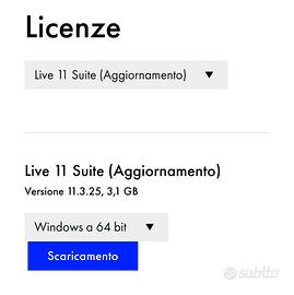 Licenza ableton live 11 suite upgrade