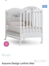 Culla Lettino Azzurra design color avorio