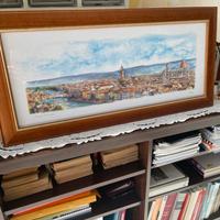 Quadro Firenze con cornice legno