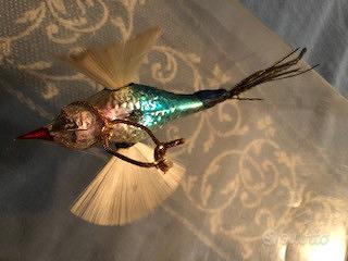 Palle/bocce di Natale d'epoca in vetro soffiato