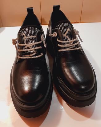 sneakers eleganti con zeppa e strass Melissa 39