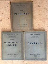 Tre volumi Touring Club anni ‘30