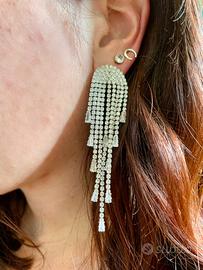 Orecchini pendenti strass elegantissimi