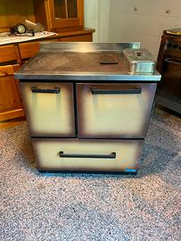 Cucina economica a legna