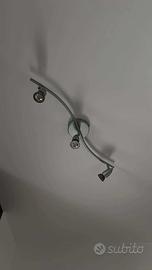 Lampadario a 3 faretti orientabili - onda