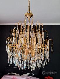 lampadario cristallo 