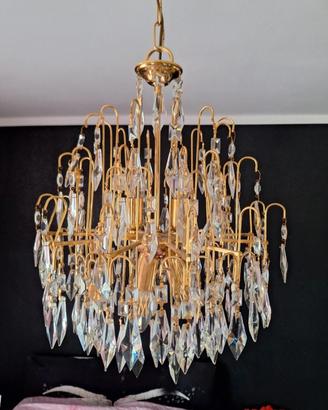 lampadario cristallo 