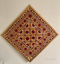 Pannello indiano Gujarat disegno Kutch