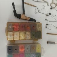 pesca a mosca materiale da costruzione 