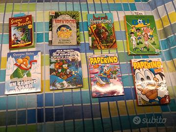 Lotto 8 libri e Fumetti  per Ragazzi e Bambini 