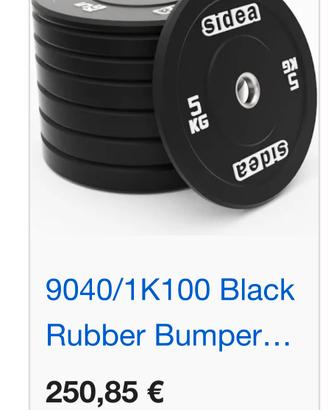 dischi bumper e gommati sidea 50mm