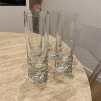 Bicchieri in cristalo anni 70/80