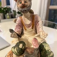 Statuetta capodimonte calzolaio ciabattino