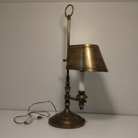 Lampada da tavolo in ottone vintage 1970