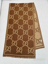 𝐆𝐔𝐂𝐂𝐈 Sciarpa lunga a scacchi Big G