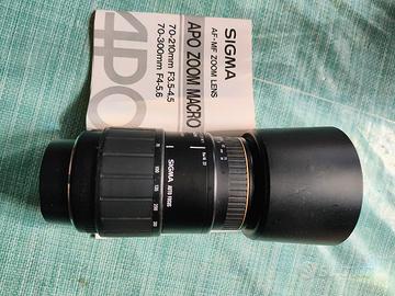 obiettivo sigma per Canon 70/300