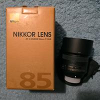 Obiettivo Nikon 85mm 1.8 G