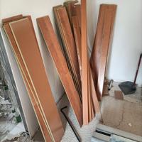 Laminato pavimento usato e smontato