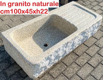 Lavello lavandino per cucina pietra granito 100 3