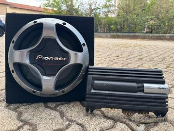 Subwoofer e amplificatore