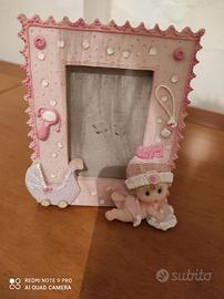 🧸 Cornice portafoto bimbi con orsetto e conigliet