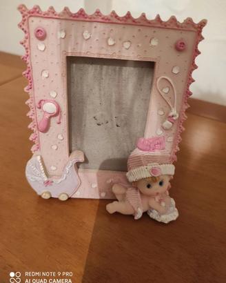 🧸 Cornice portafoto bimbi con orsetto e conigliet