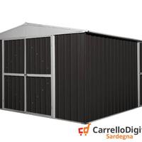 Box prefabbricato in acciaio 360x430cm nero
