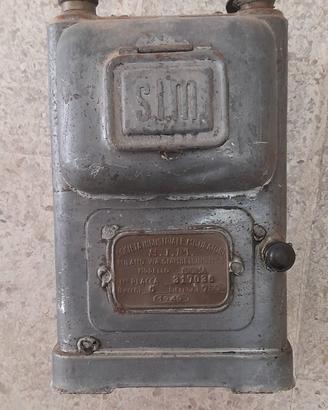 Antico misuratore gas