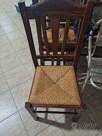 Sedie Legno Massello - Prezzo Cadauna