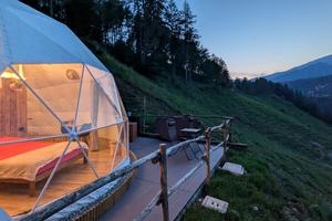 Notte in glamping b&b provincia di Bergamo
