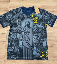 Maglietta da calcio nike-brasile Cristo redentore