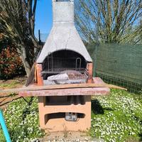 caminetto per barbecue da esterno