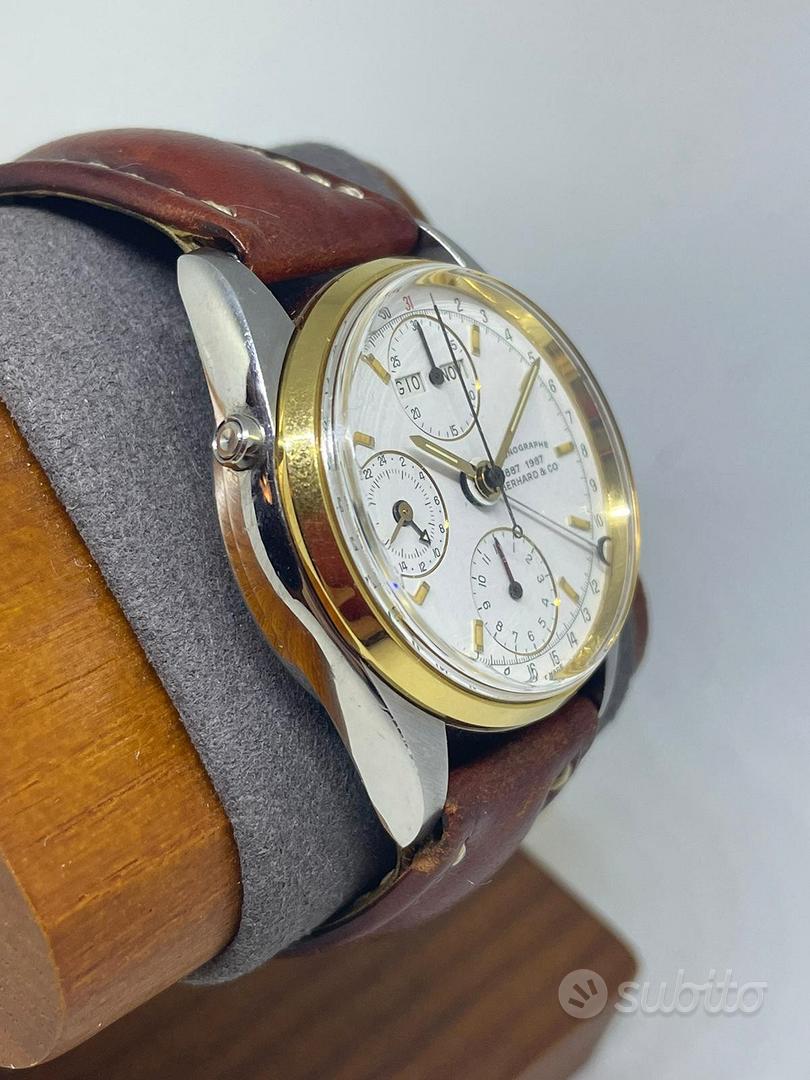 Fasi Lunari Eberhard Centenario Vendesi Eberhard Chronograph Navy