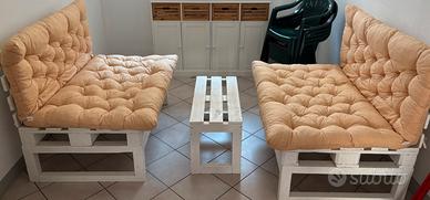 Set Salotto da Giardino in Pallet