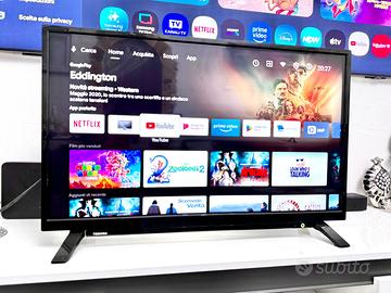 Tv Smart TOSHIBA 4k Android 32”pollici