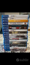 Lotto o singoli videogiochi ps4