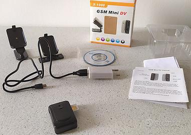 VIDEOSORVEGLIANZA TELECAMERA GSM Mini DV X-1000
