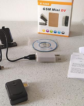 VIDEOSORVEGLIANZA TELECAMERA GSM Mini DV X-1000