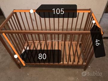 lettino bimbo( senza materasso) 