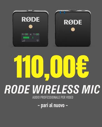 RODE WIRELESS MIC – AUDIO PRO