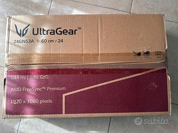 LG Ultragear gaming 24” full hd 1ms 144hz