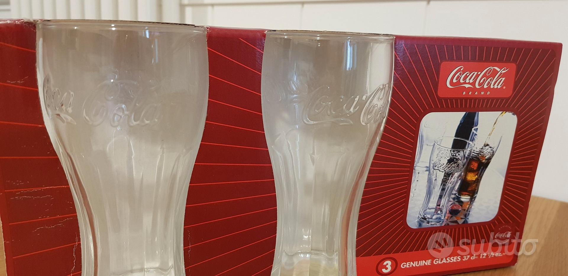 3 bicchieri Coca Cola in vetro NUOVI - Arredamento e Casalinghi In vendita  a Salerno