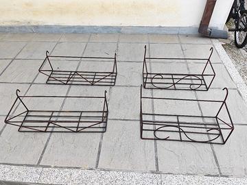 Portafiori Fioriere porta vasi in ferro