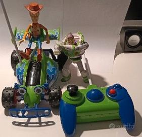 Toy Story4 auto rc funzionante, Buzz e Woody