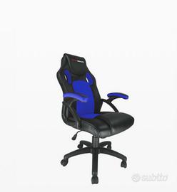 Sedia Gaming Chair Play!Smart color blu/nero