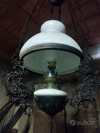 lampadario sali e scendi  dell' 800