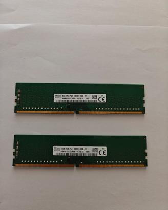 RAM DDR4 16GB (2x8GB) ECC Unbuffered 2666MHz