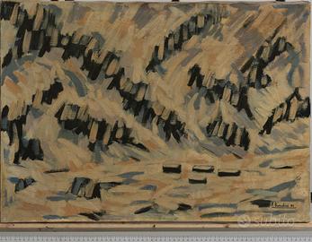 Quadro di Fernando Bandini "Paesaggio invernale"